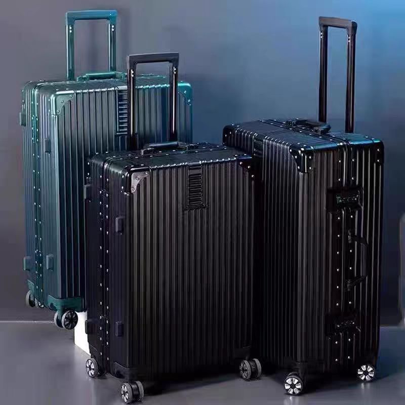 大容量行李箱密码拉杆箱20寸登机旅行箱铝框加厚商务箱子批发