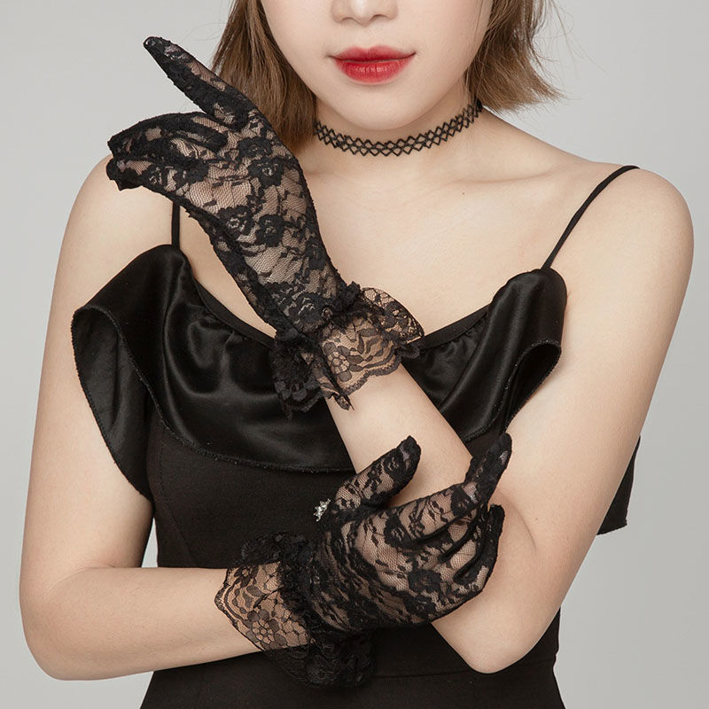 Large lace gloves Specification image