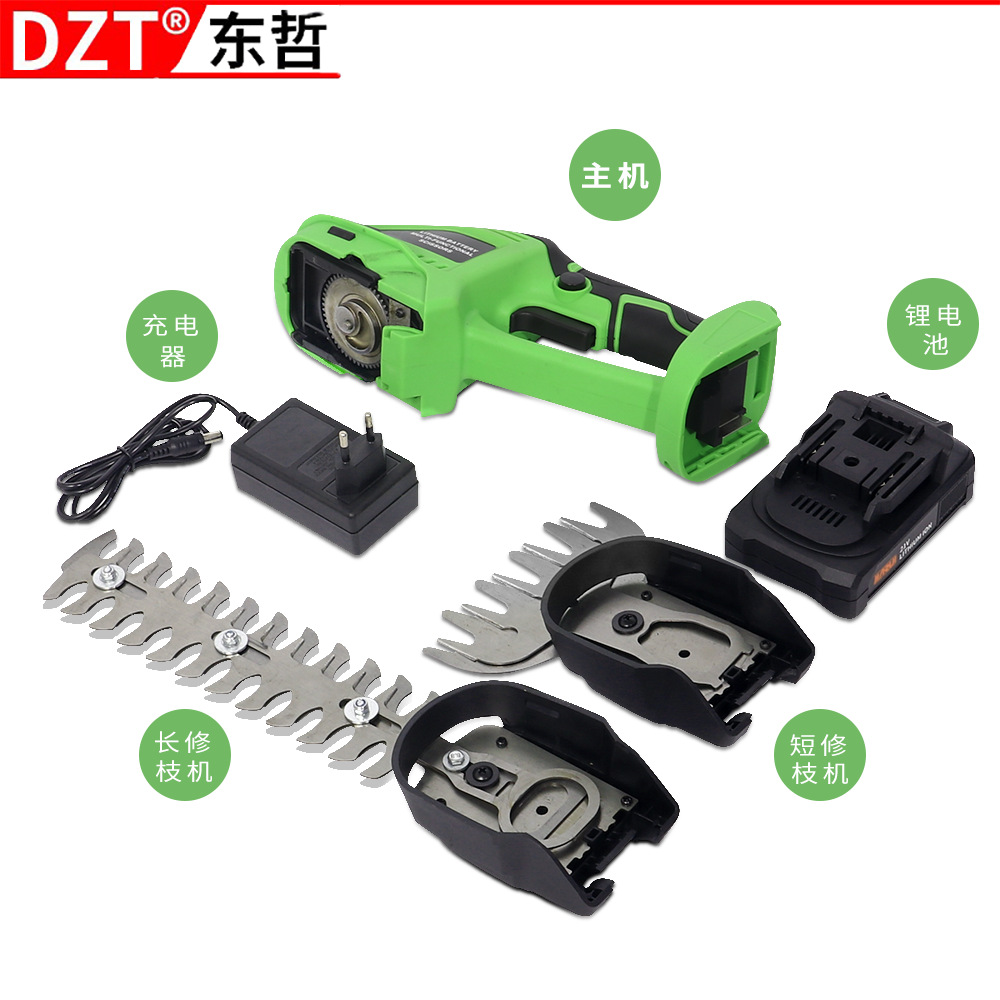 One electric and one charging, rechargeable household hedge trimmer, fence trimmer, garden trimmer, pruning machine, electric hedge trimmer Item Picture