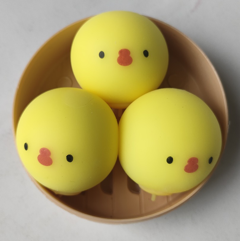 Pinch Music Small Chicken Small Pig Bear Cub Vent Decompression Decompression Dumpling Tofu Ball Tpr Toy Wholesale details Picture