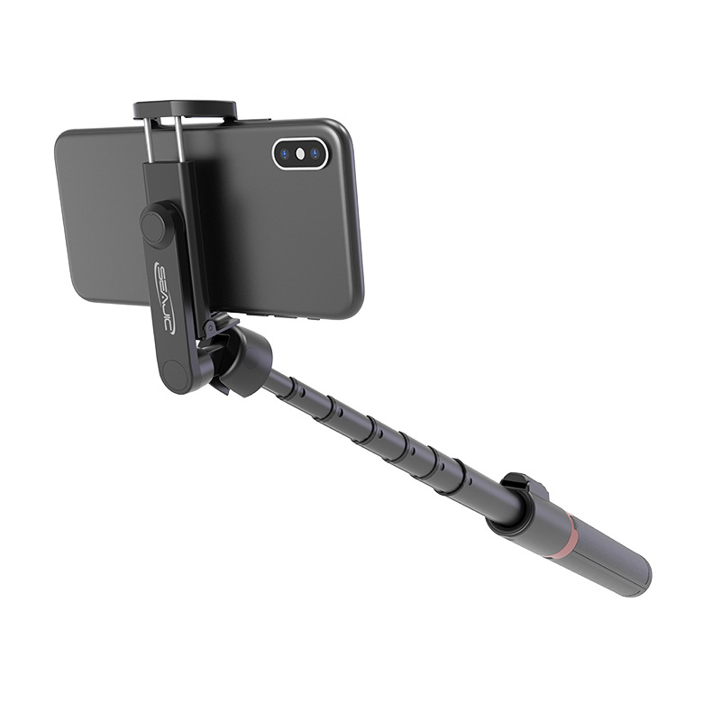 Factory direct sales of high-quality portable all-in-one wireless tripod, Bluetooth remote control, black mobile phone selfie stand, telescopic pole, cross-border Application Scenario