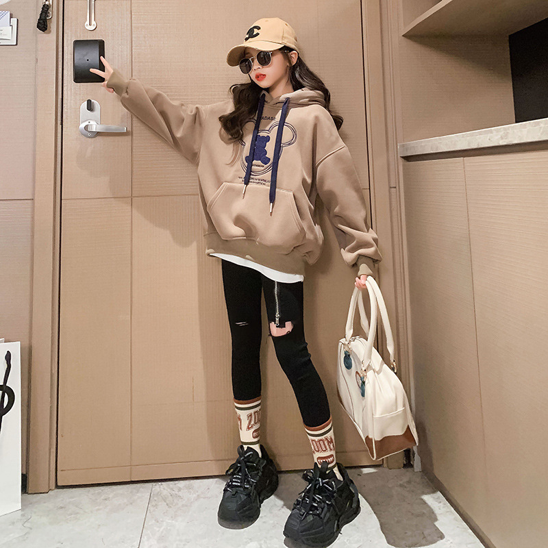 女童卫衣加绒产品图