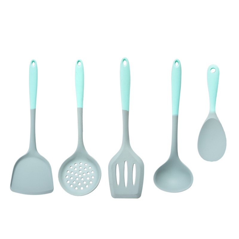 Off-The-Shelf Silicone Kitchenware Set Kitchen Supplies Silicone Spatula Cooking Spoon Frying Spatula Non-Stick Day Dining Kitchen Item Picture