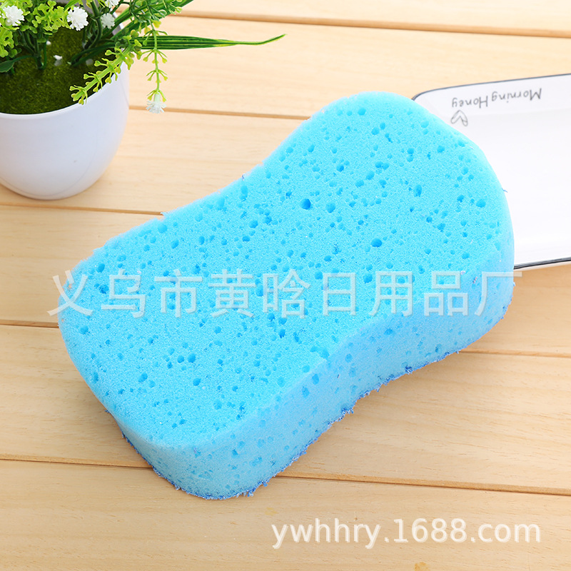 【 Chi Jia 】 Enlarged and thickened car washing foaming sponge cleaning block, dry and wet dual-purpose waxing sponge, ultra-fine fiber Application Scenario