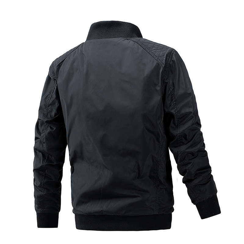 Cross-border jacket men's casual coat, Amazon foreign trade baseball collar men's casual plus-size coat, new jacket men Specification image