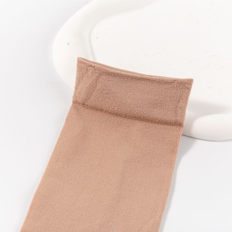 Socks women's socks in the tube stockings stockings manufacturers direct sales of a hair generation thickened men's and women's universal steel stockings socks spring and autumn thick anti-hook silk velvet flesh-colored black wide mouth short stockings Specification drawing