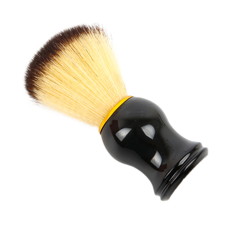 shanilak Hair Salon Men's shaving brushes, nylon bristle beard brushes, home shaving and facial cleansing brushes, wooden handle shaving brushes Item Picture