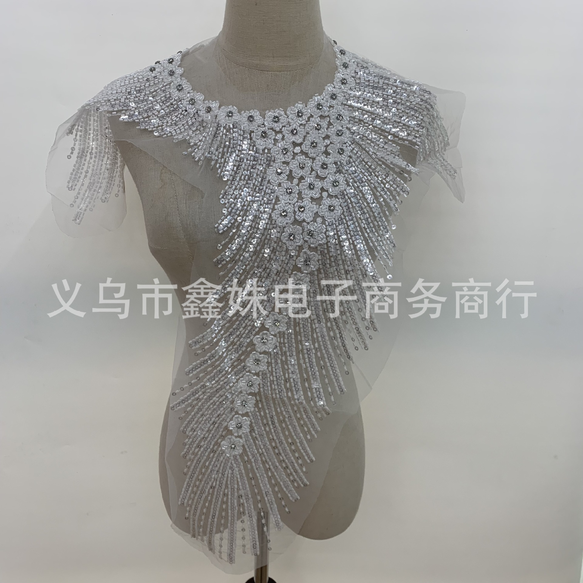 Best-selling multi-color sequined rhinestone collar and corsage evening dress accessories Item Picture