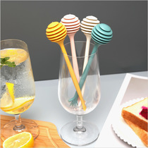 Plastic honey stick stir stick bee stick Coffee milk tea stir stick
