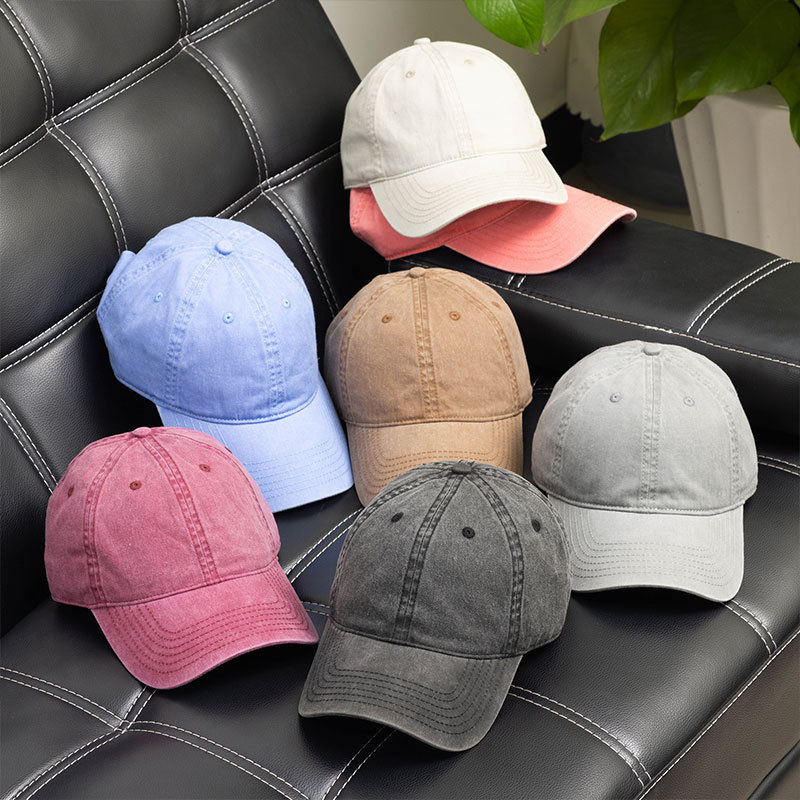 New Hat Men's Fashion To Do Old Baseball Cap Europe And The United States Cross-Border Cap Men And Women Sun Protection Hat