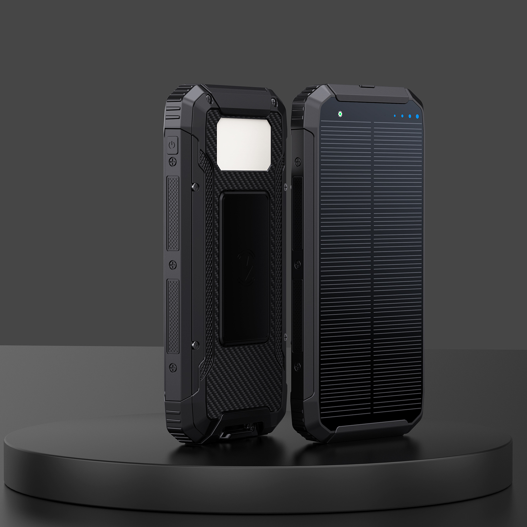 Solar Wireless Charging Outdoor 10,000 Ma With Cable Camping Light Mobile Phone 18W Fast Charging Bank Mobile Power Supply Application Scenario