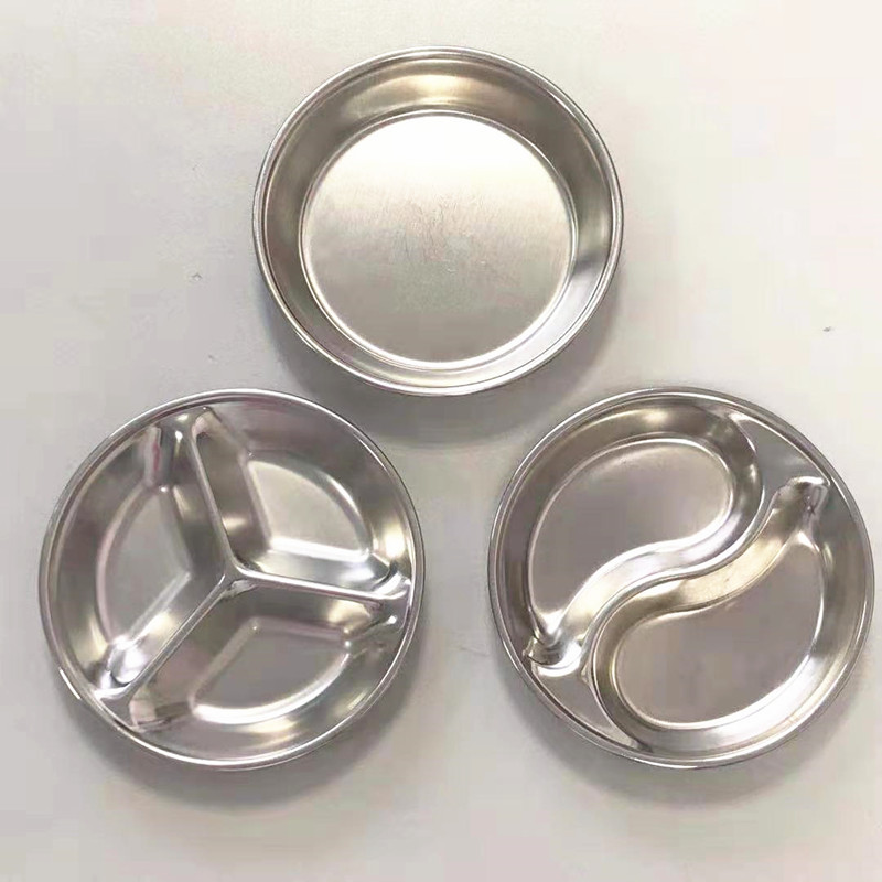 厂家直供201无磁不锈钢醋碟10CM多用醋碟批发两元店货源