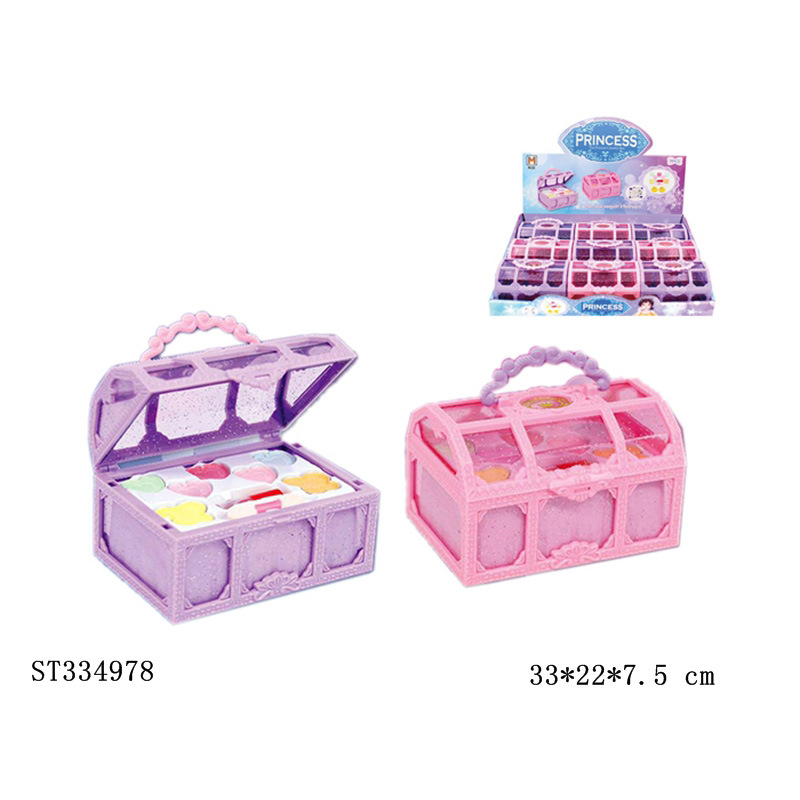 Mini solid color trolley box blind box Candy toy simulation small trolley box children's house play gift Specification image