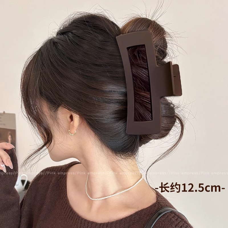 Large-sized hair clip for women, 2025 new high-end style hair clip, back of the head, shark clip headwear details Picture