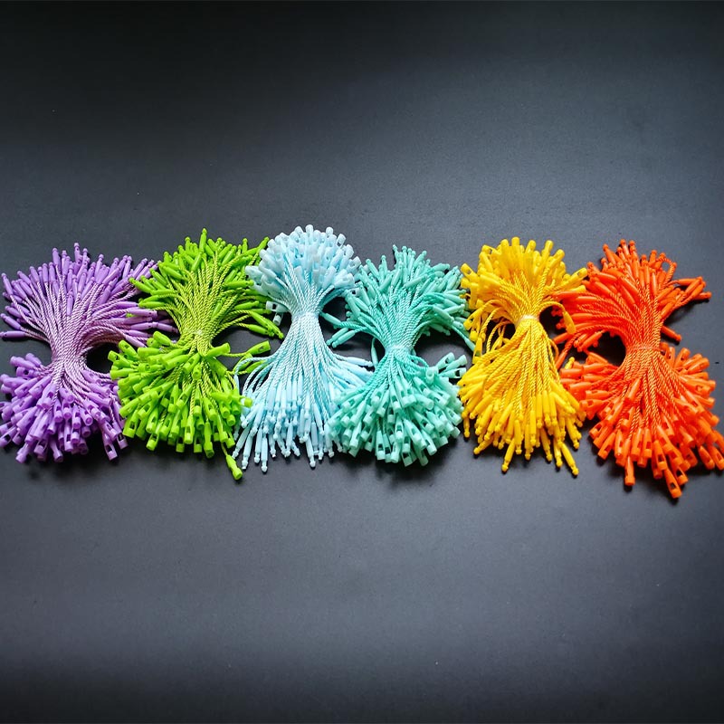 Tag rope, clothing hanging rope, label rope, universal hanging grain tag line, mother-and-child buckle, high-end bullet head hanging grain line decoration details Picture