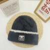 Autumn and winter Korean-style fashionable embroidered knitted hat for women, outdoor casual and warm woolen hat, versatile and simple cold hat trend Specification image