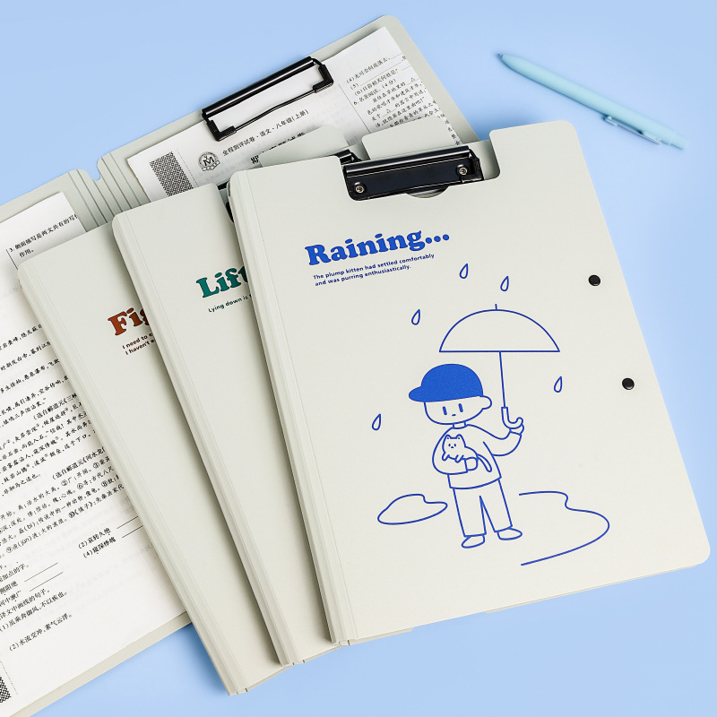 Foamed fashion A3 document secretary folder, file folder, multi-functional student writing board pad, business office hard board details Picture