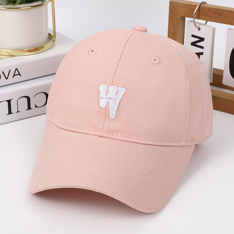 Summer New Cap Women's English Embroidered Baseball Cap Men's And Women's Outdoor Sunshade Sunscreen Cap To Modify The Face Shape details Picture