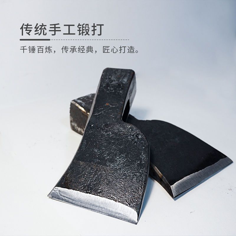 Woodworking special axe, track steel, hand-forged hunchback axe, moon axe, multi-functional construction site, farmland chopping firewood, household axe Application Scenario