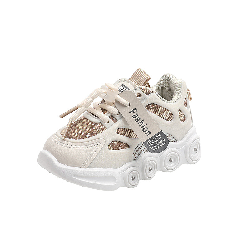 Spring And Autumn New Led Light Shoes Children's Shoes Woven Cloth Breathable Children 1-6 Years Old Light Shoes Casual Sports Shoes Fashion Item Picture