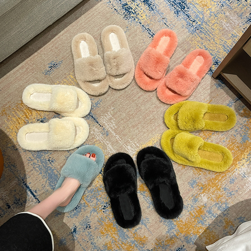 女式棉鞋实物图