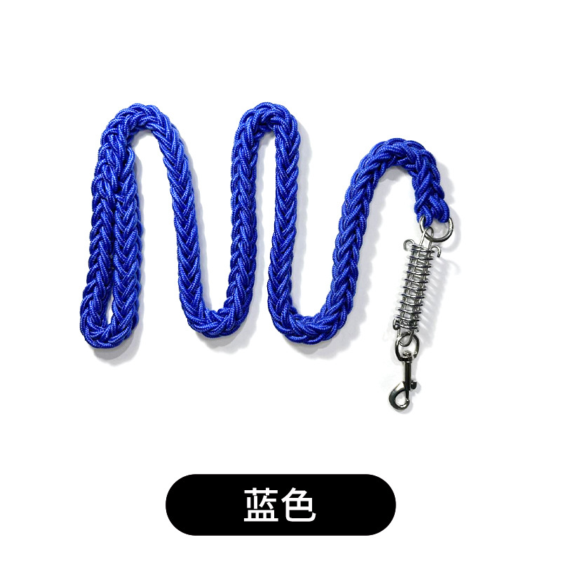 Factory direct sales of buffer spring traction ropes, explosion-proof, anti-biting and non-constricting large dog walking ropes details Picture