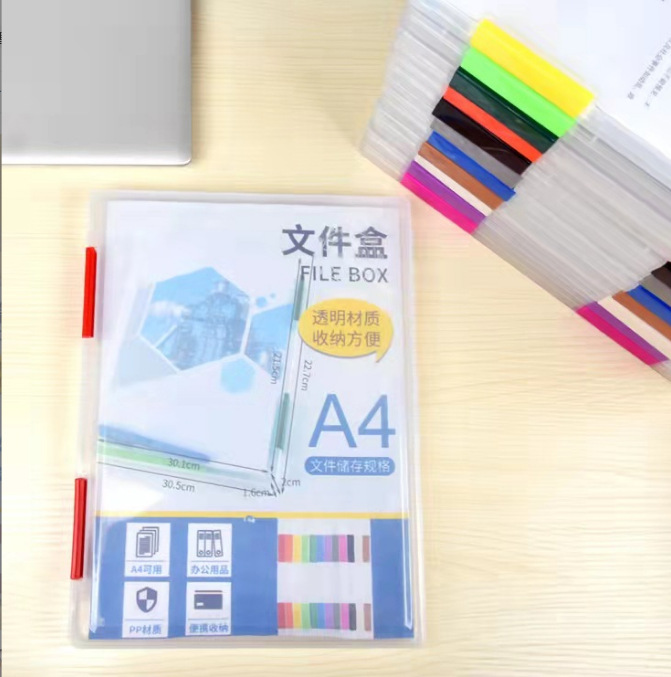 Plastic ticket organizer