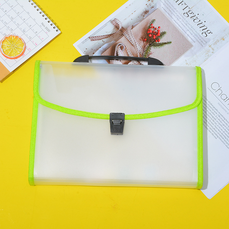 Hand-held organ bag, a4 folder, student materials, test paper storage bag, file and ticket sorting and classification storage bag details Picture
