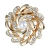 Brooch for women, elegant corsage, silk scarf buckle, multi-functional clothing fixation accessory, anti-glare pin, lapel pin Item Picture