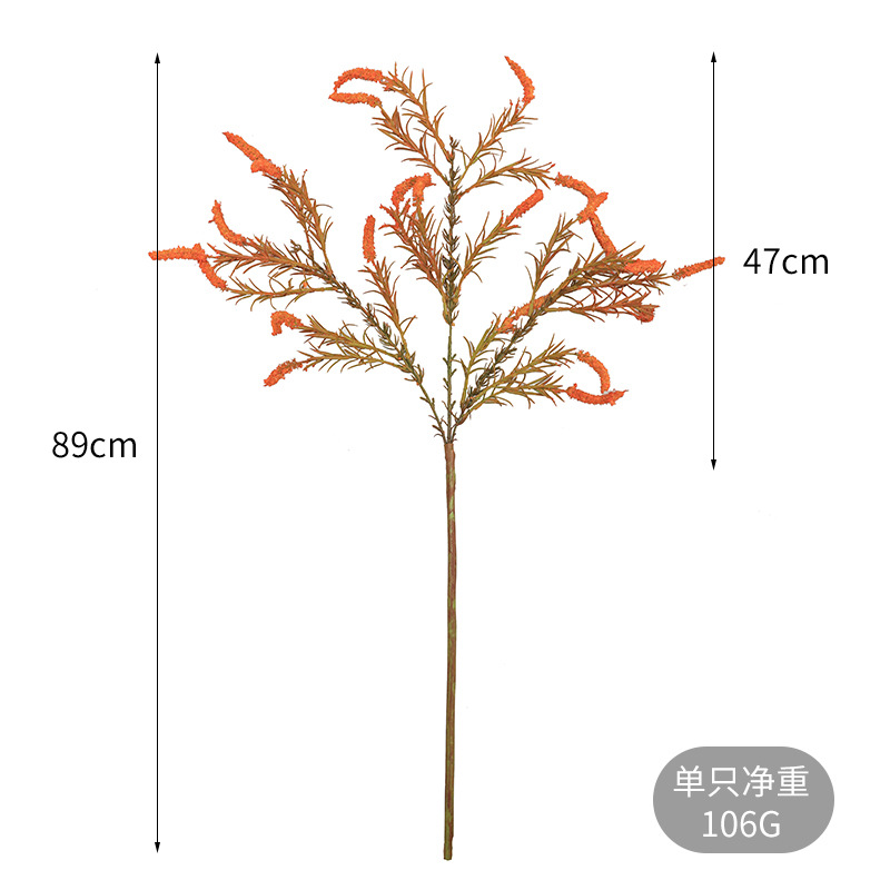 Manufacturers Directly Supply Nordic Home Decoration Simulation Plastic Fake Flower Wholesale Wedding Layout Simulation Autumn Color Sage Application Scenario