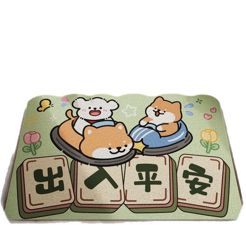 硅藻泥地垫/地垫/防吸水地垫/宠物地垫/浴室地垫白底实物图