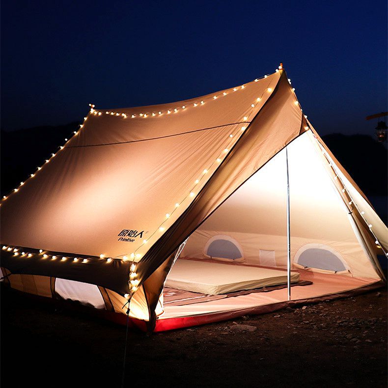 Outdoor camping light strings, canopy tent decorative lights, Christmas festival wedding lanterns, frosted small round balls, LED light strings Specification image