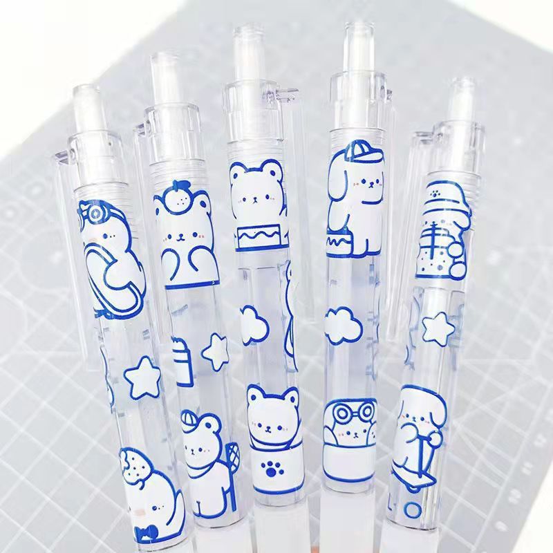牛奶兔按动笔白底实物图