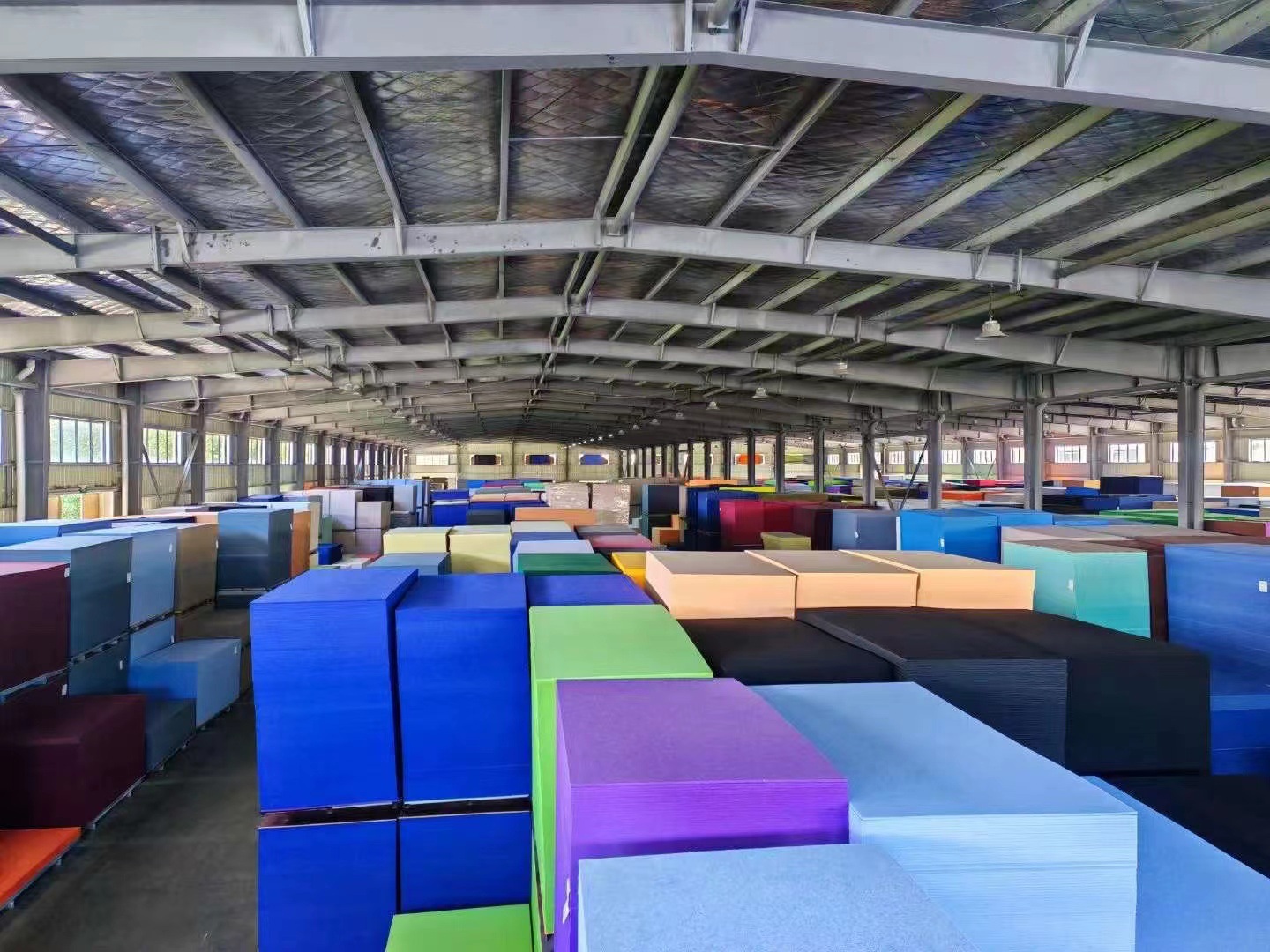 Sound-Absorbing Board Source Factory Specializing In Custom Polyester Fiber Board Multi-Color Sound Insulation Cotton Environmental Noise Reduction Flame Retardant Sound-Absorbing Board Application Scenario