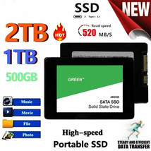 2.5英寸SATA SSD固态硬盘1TB高速传输 笔记本台式机通用 跨境专供