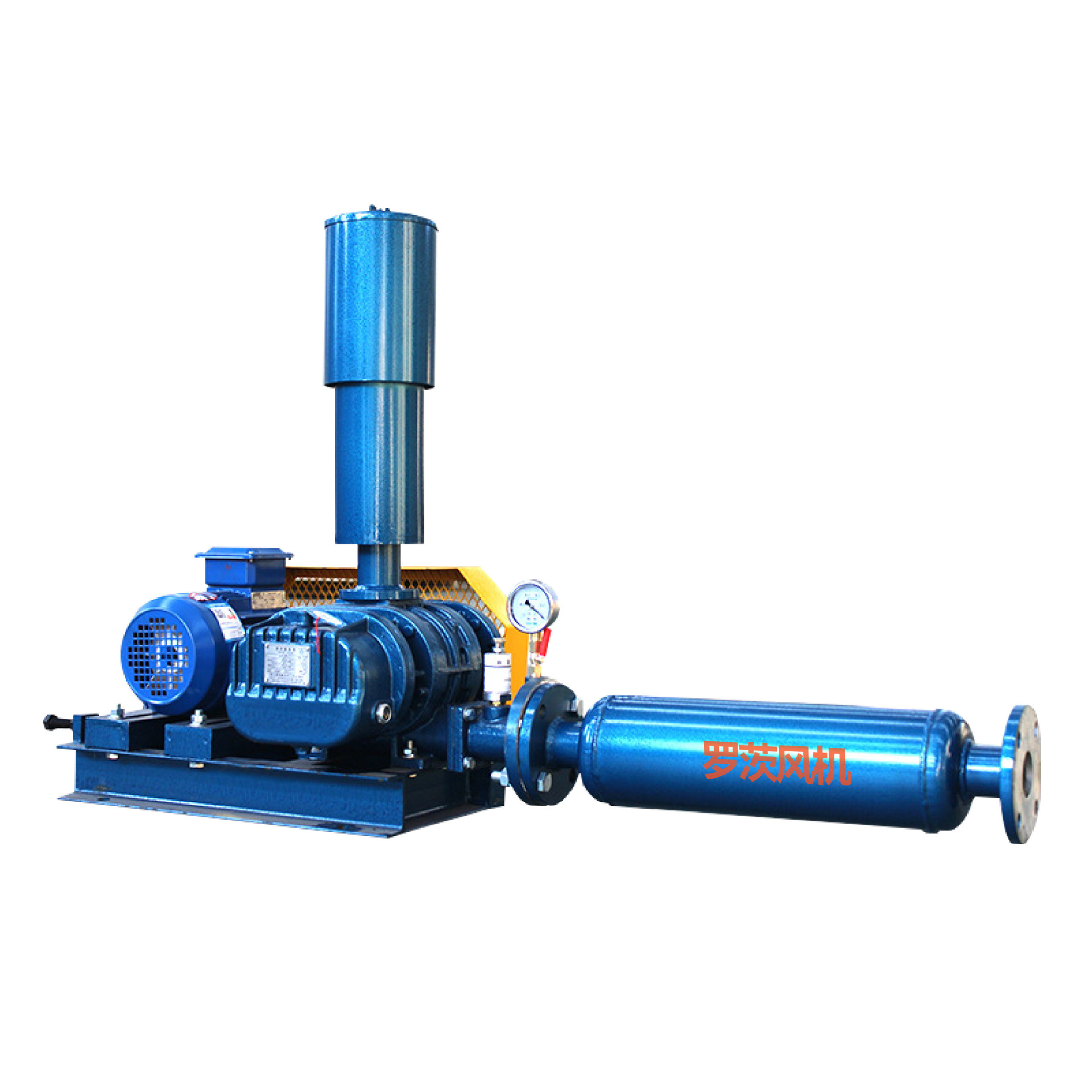 Roots blower manufacturer's in-stock sewage treatment aeration machine, aquaculture desulfurization and denitrification Roots blower Item Picture