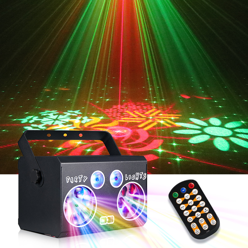 2024 stage lighting, laser lights, party lights, strobe lights, voice-controlled DMX remote control, multi-mode KTV and bar ambient lights Application Scenario