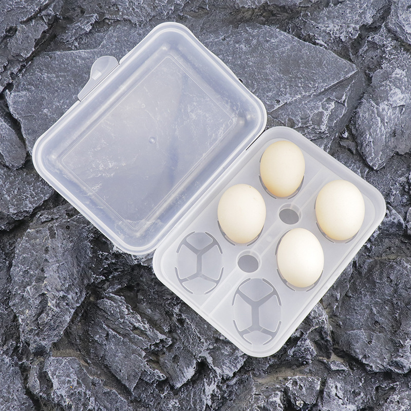 户外六格鸡蛋收纳盒露营便捷塑料鸡蛋保护盒野餐防压防碎蛋托