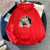 Cross-border hoodies, women's fashion 3d printed couple tops, summer cute cats, popular women's clothing, European and American fleece jackets details Picture
