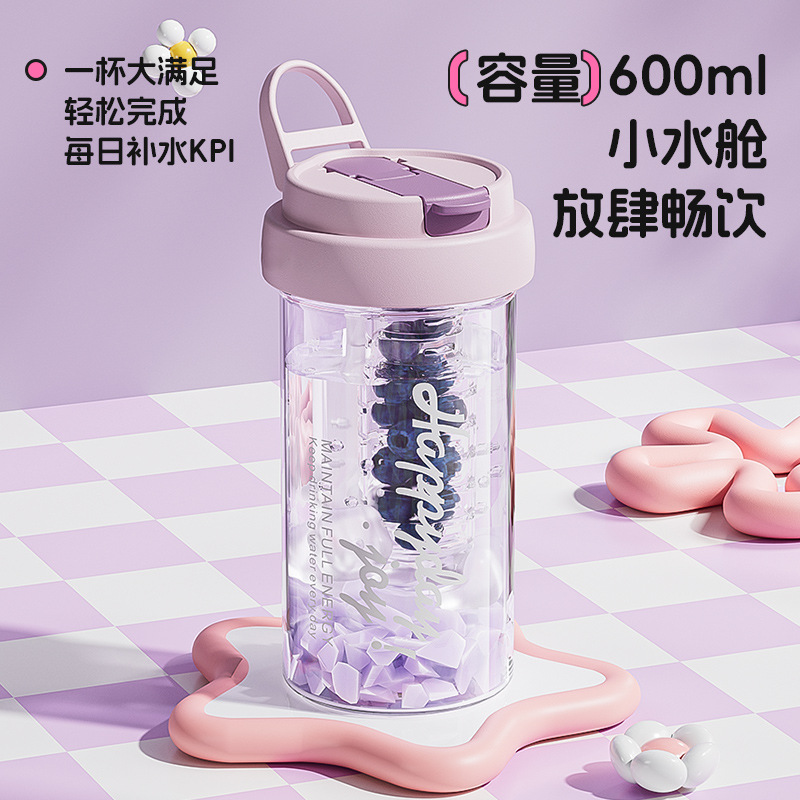 保温杯/水杯/杯子/奶茶杯杯子/茶水分离杯细节图
