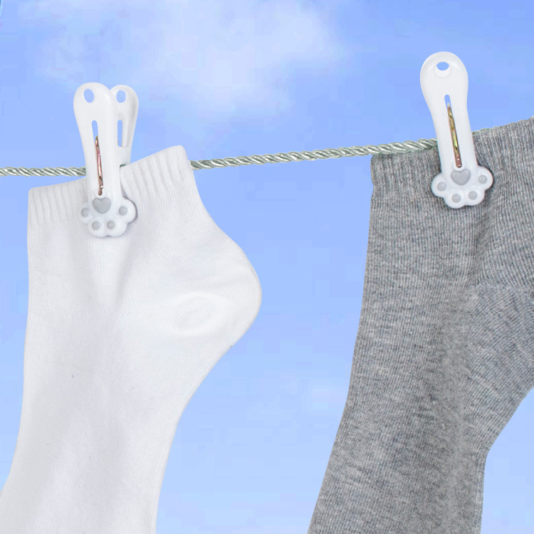 Soft Glue Seamless Cat Claw Clip Sock Clip Drying Quilt Windproof Clip Snack Clip 16196 details Picture