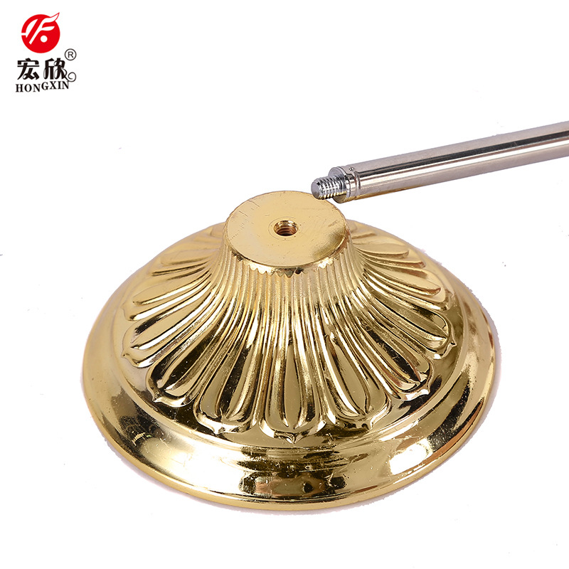 Customized retractable flagpole metal base desktop flag table flag stand red flag Item Picture