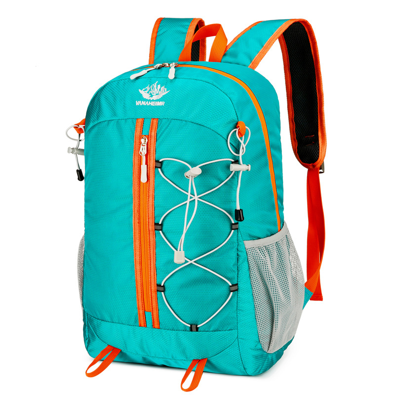 Oxford fabric outdoor backpack, hiking and cycling backpack, ultra-light, multi-functional, casual, foldable backpack with large capacity Item Picture