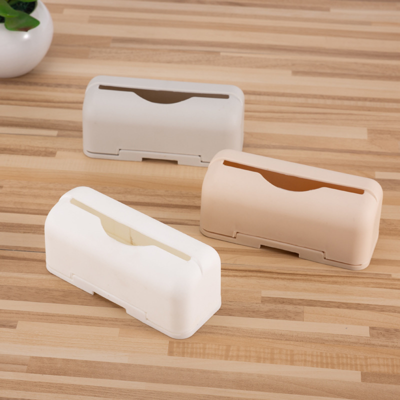 Wholesale garbage bag storage box, non-perforated wall-mounted shopping bag storage box, large-capacity plastic bag storage wonder