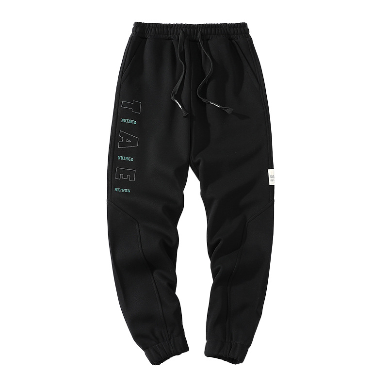 Pants Men 2024 Spring And Fall New Fashion Brand Loose Casual Pants Men's Girded Feet Student Sports Sweatpants Men's Style Item Picture
