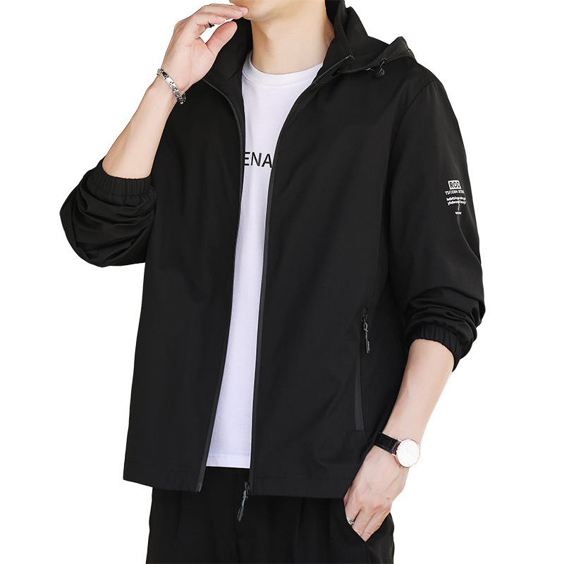 2022 New Men's Winter Cargo Jacket Plus Velvet Fashion Brand Leisure Sports Spring And Autumn Coat Korean Version Of The Trend Clothes Item Picture