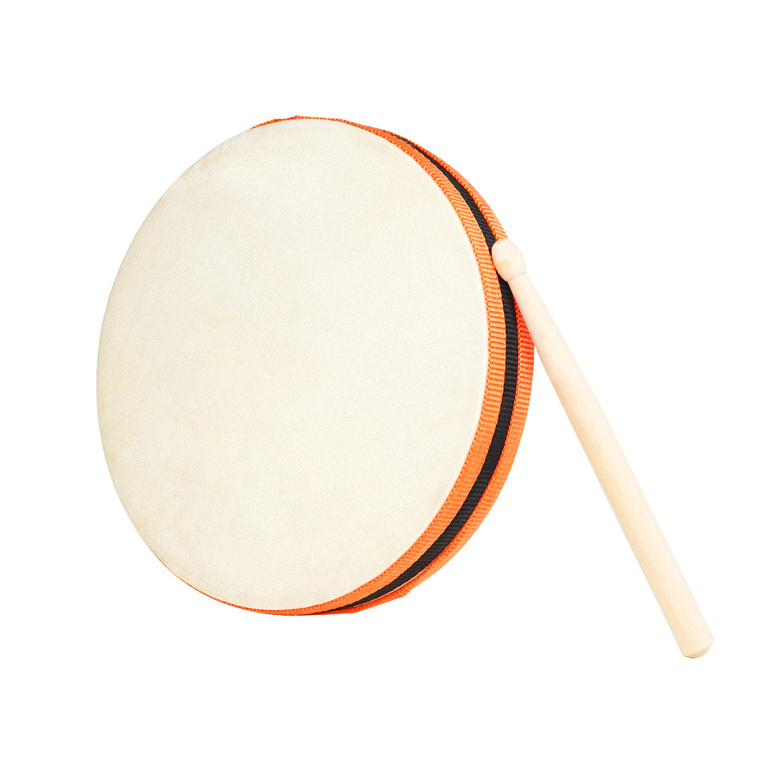 Wholesale of percussion instruments, including double-sided sheepskin hand drummers, percussion sticks, music enlightenment toys, hand drummers, and beating drums Application Scenario