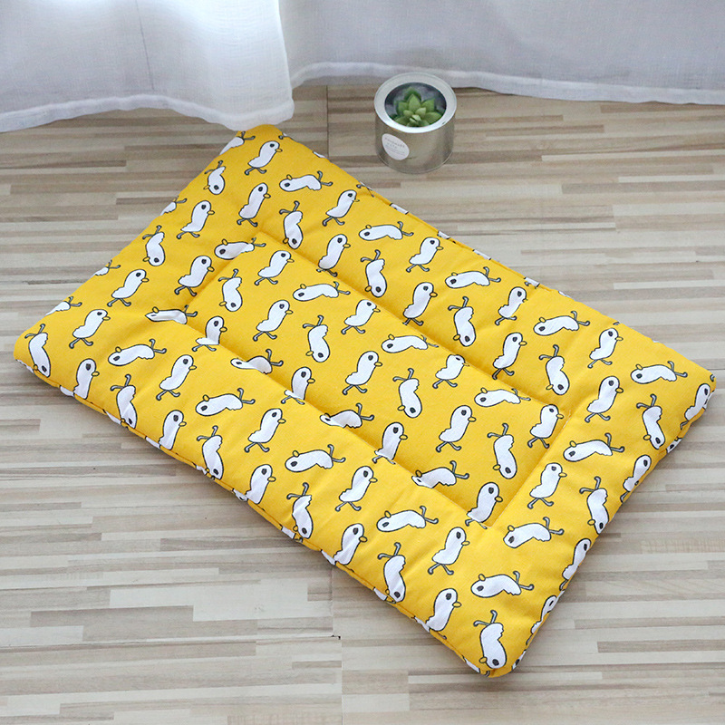 Pet litter Four seasons all-purpose breathable wear-resistant cat mat Comfortable soft linen dog seat mat Pet litter Application Scenario
