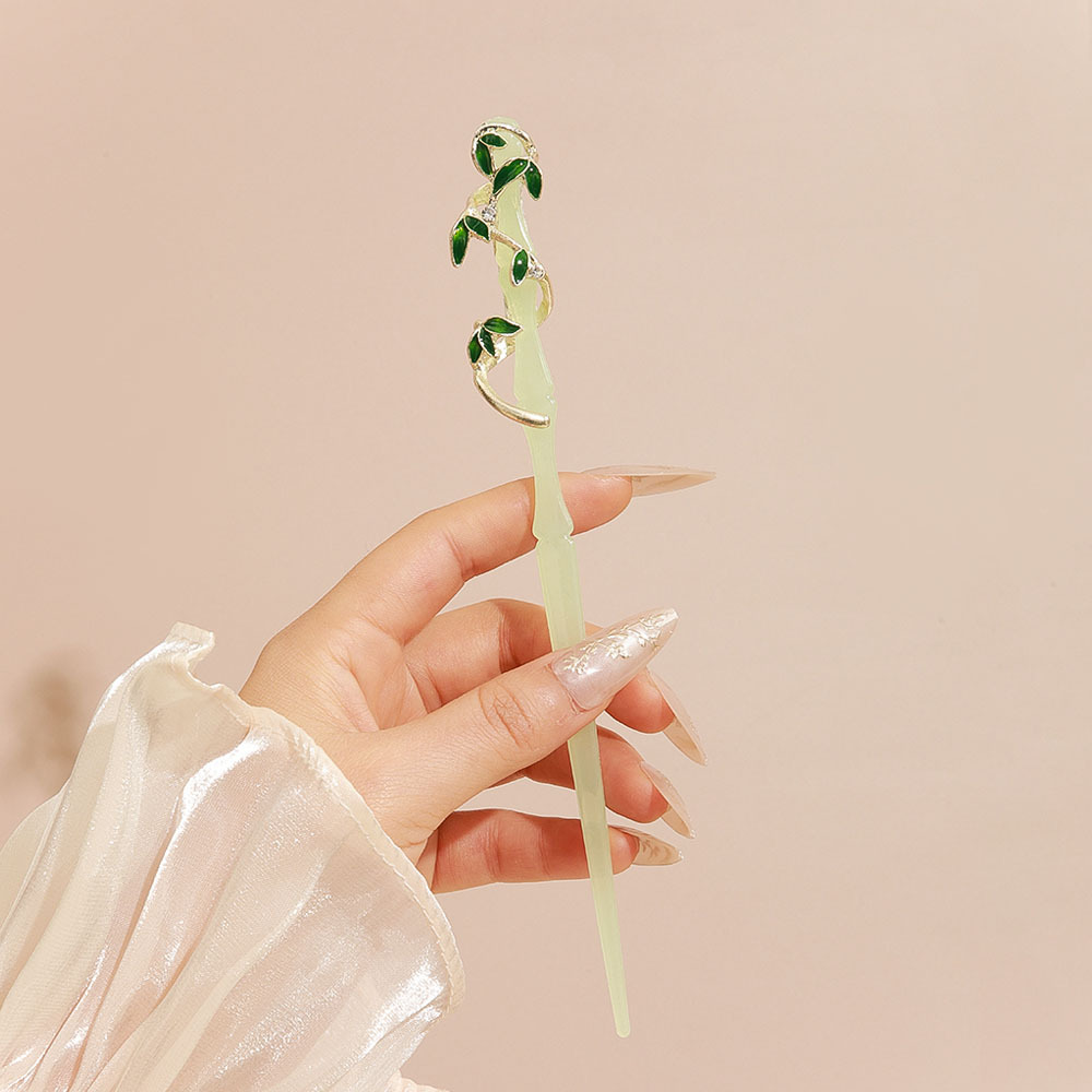 Chinese style and trend flower hairpins for women, ancient style new Chinese hairpins, modern updo hairpins, hair accessories, design sense, Chinese style Hanfu hairpins Specification image