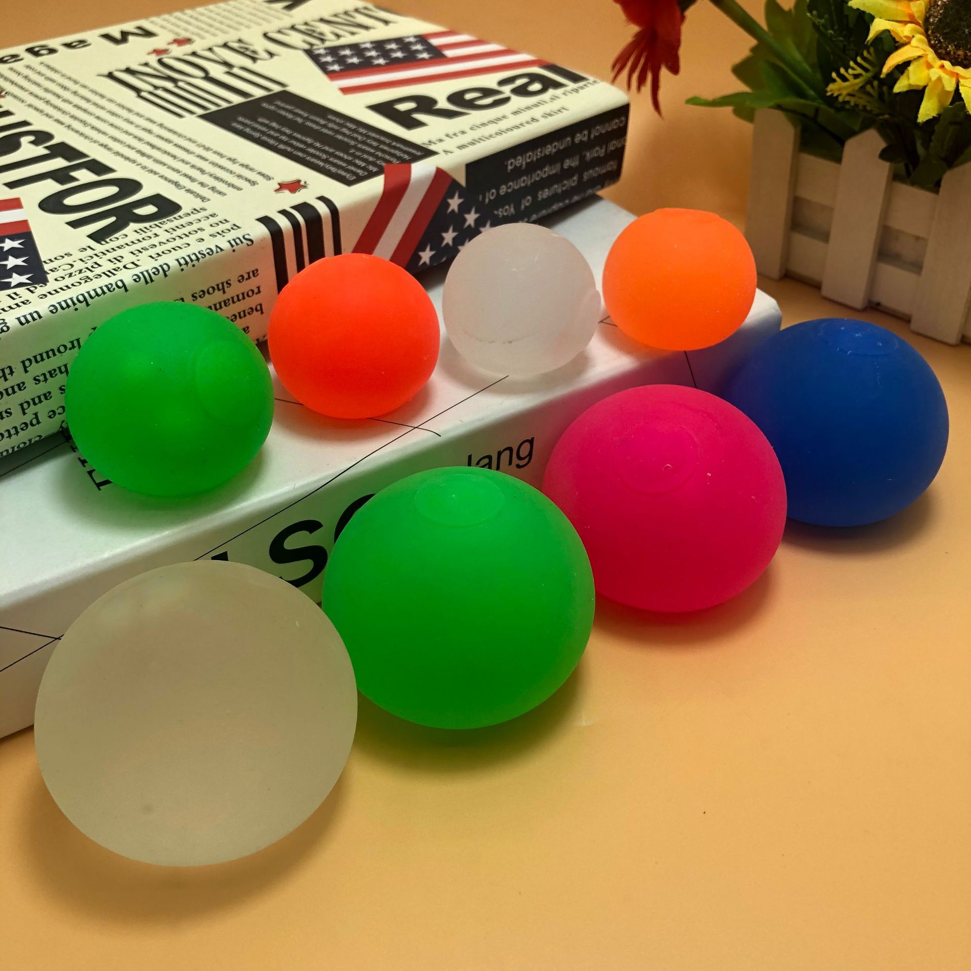 Malt Suger, A Cross-Border Malt-Filled Relief Ball, A Crystal Ball For Relieving Stress, A Knead And A Slow Rebound Toy Specification drawing